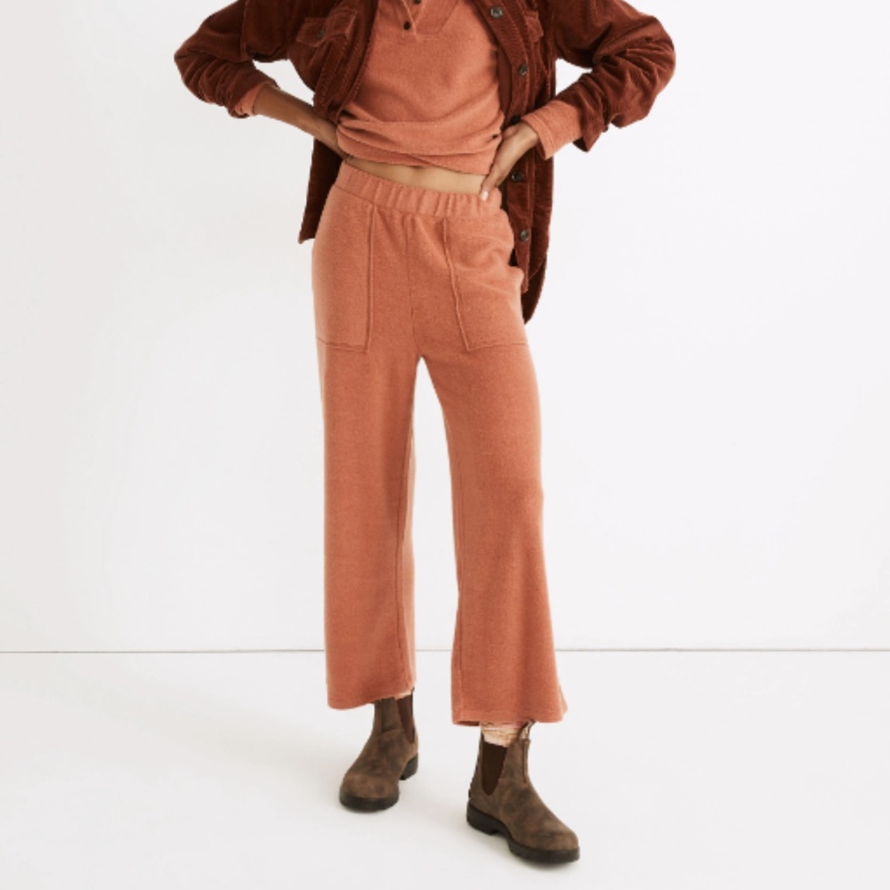 NWT Madewell MWL Cozybrushed Straight Sweatpants Medium